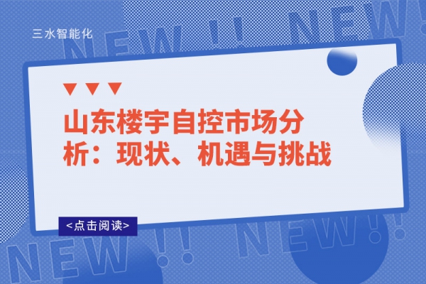 山東樓宇自控市場(chǎng)分析：現(xiàn)狀、機(jī)遇與挑戰(zhàn)